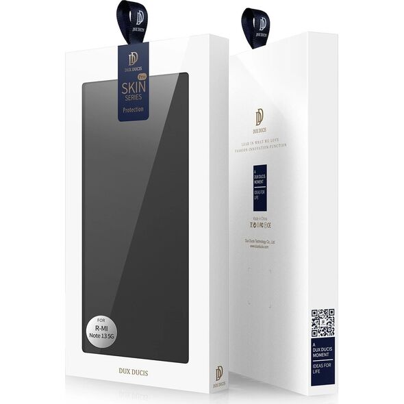 Dux Ducis Etui Dux Ducis Skin Pro z klapką i miejscem na kartę na Xiaomi Redmi Note 13 5G - czarne