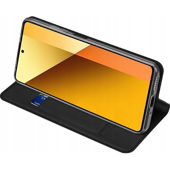 Dux Ducis Etui Dux Ducis Skin Pro z klapką i miejscem na kartę na Xiaomi Redmi Note 13 5G - czarne