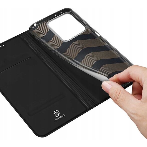 Dux Ducis Etui Dux Ducis Skin Pro z klapką i miejscem na kartę na Xiaomi Redmi Note 13 5G - czarne