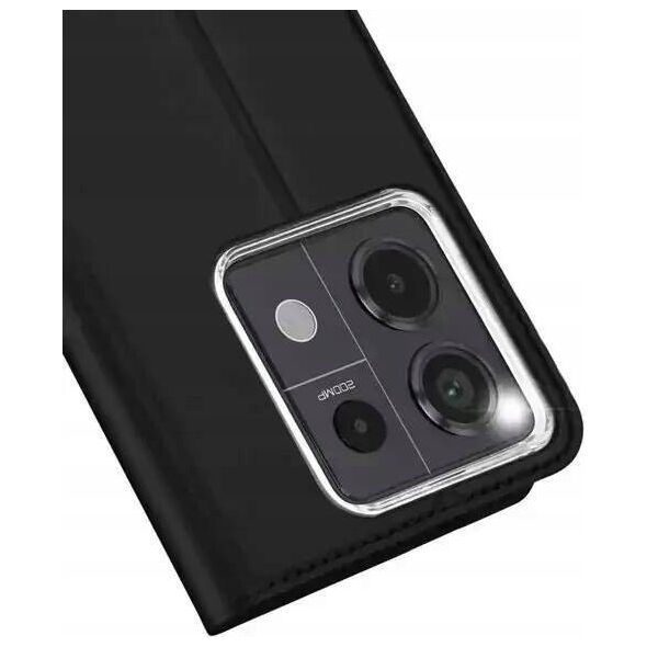 Dux Ducis Etui Dux Ducis Skin Pro z klapką i miejscem na kartę na Xiaomi Redmi Note 13 5G - czarne