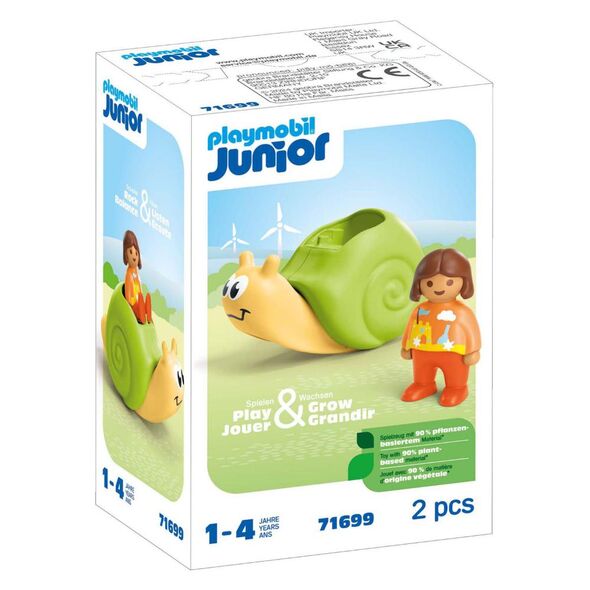 Playmobil Junior Τραμπάλα-Σαλιγκάρι για 1-4 ετών (71699) (PLY71699) έως 12 άτοκες Δόσεις