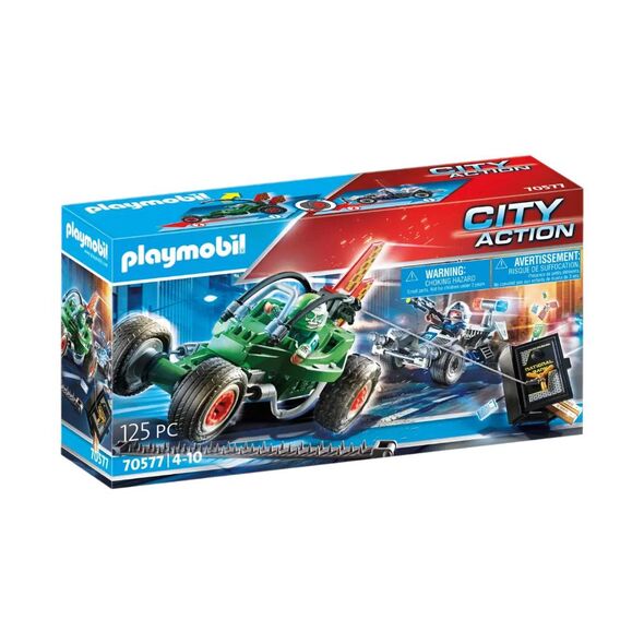 Playmobil City Action Αστυνομική Καταδίωξη Go-Kart για 4-10 ετών (70577) (PLY70577) έως 12 άτοκες Δόσεις