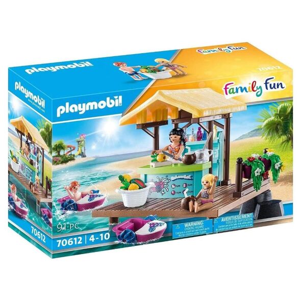 Playmobil Family Fun Paddle Boat Rental για 4-10 ετών (70612) (PLY70612) έως 12 άτοκες Δόσεις