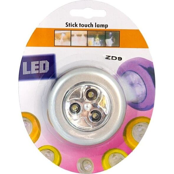 ECpower ZD9 LAMPKA 3 DIODY LED SAMOPRZYLEPNA NA BATERIE uniwersalny