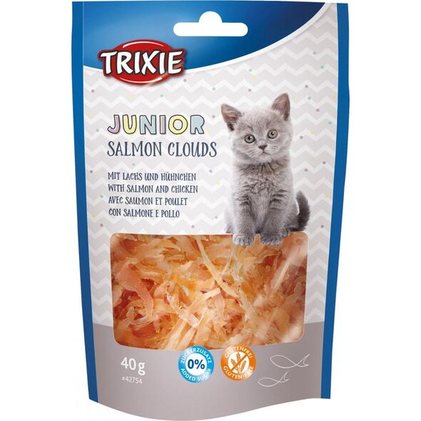 Trixie Przysmak Junior Salmon Clouds z łososiem, 40 g