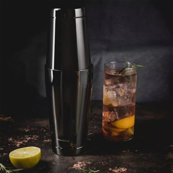 Klausberg SHAKER BOSTOŃSKI TIN TIN DO DRINKÓW KOKTAJLI GRAFITOWY KLAUSBERG KB-7652