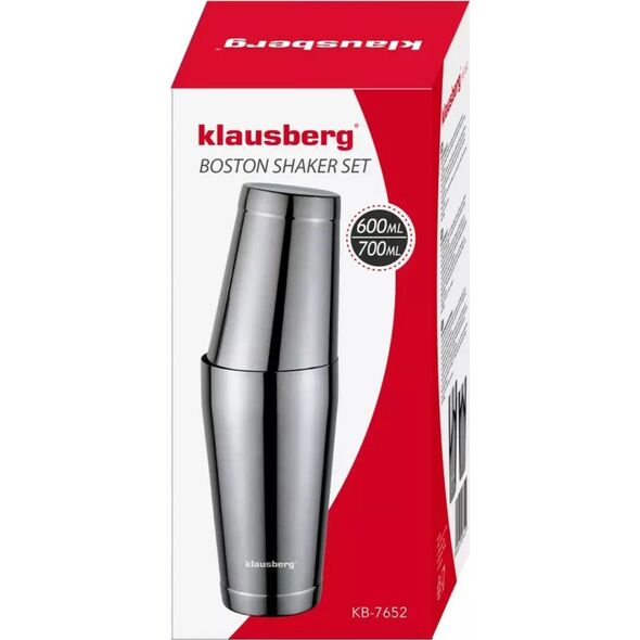 Klausberg SHAKER BOSTOŃSKI TIN TIN DO DRINKÓW KOKTAJLI GRAFITOWY KLAUSBERG KB-7652