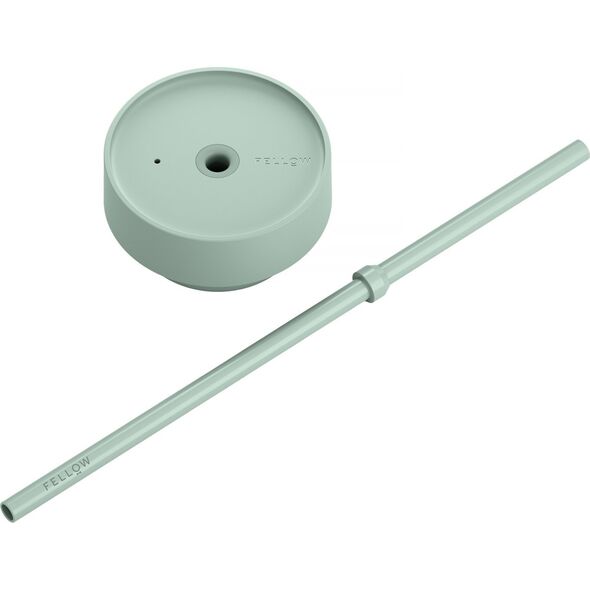 Fellow Fellow - Carter Cold Lid + Straw - Miętowa pokrywka ze słomką do kubka