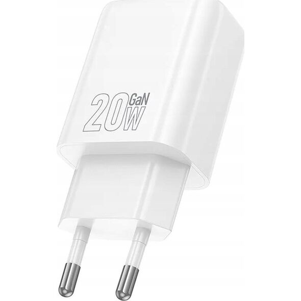 HOCO ładowarka sieciowa USB A + Typ C PD QC3.0 3A 20W N61 biała