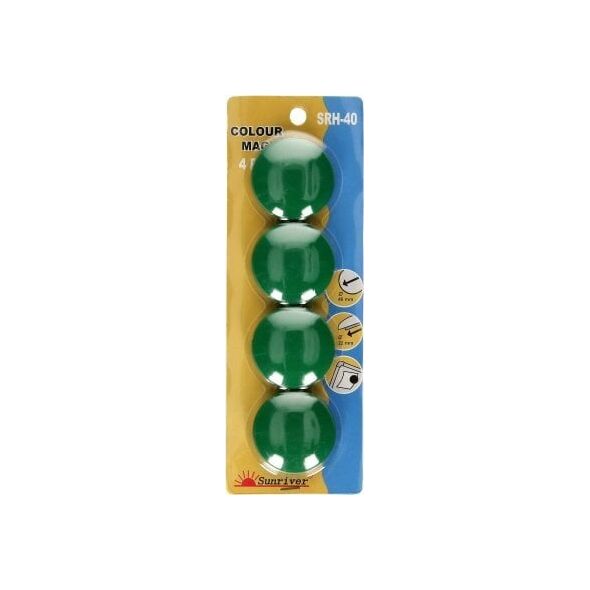 Argo Magnesy 40mm ARGO WF 607305 zielone 4 szt