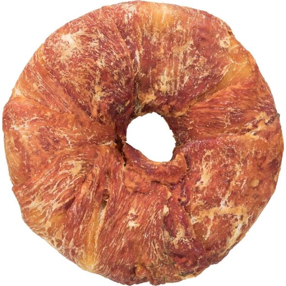 Trixie Krążki z kaczki Denta Fun Chewing Ring - 100 sztuk/OPAK, o 10 cm, 110 g/szt