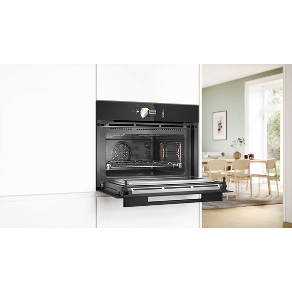 Piekarnik Bosch Built-in compact oven with microwave function Bosch CMG978NB1