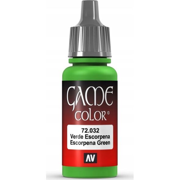 Vallejo Vallejo: 72.032 - Game Color - Scorpy Green (18 ml)