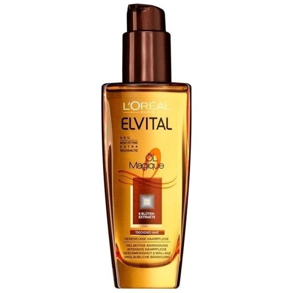 L’Oreal Paris L'Oreal Paris, Elvital, Natural Oils, Hair Oil Treatment, For Nourishing, 90 ml For Women