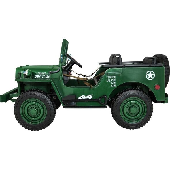 Pojazd Retro Wojskowy 4x4 Zielony
