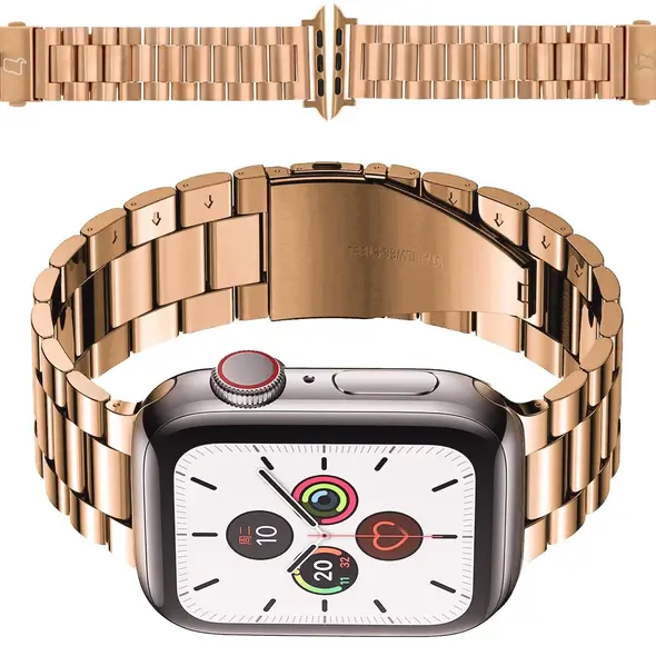 Bizon Strap Watch Aura Apple Watch 38/40/41mm rose gold