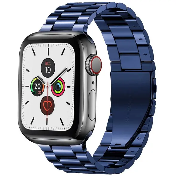 Bizon Strap Watch Aura Apple Watch 38/40/41mm blue