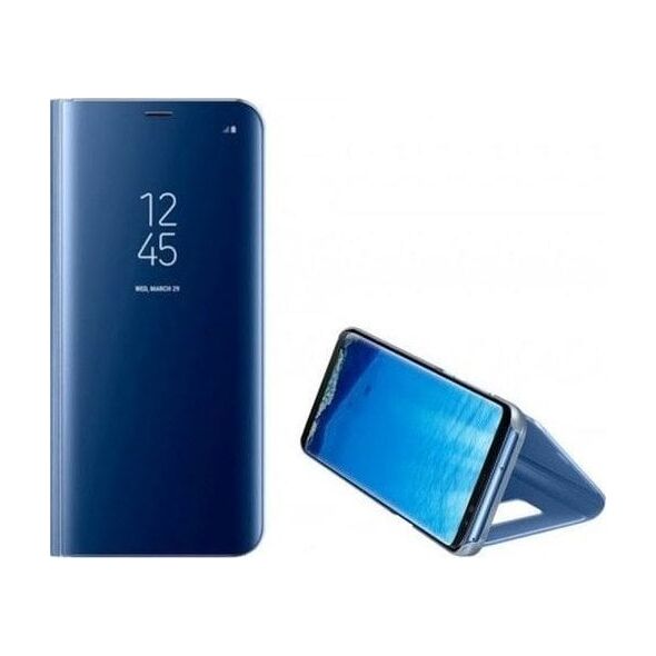 New Sleep Case etui do Samsung Galaxy S25 Ultra pokrowiec z klapką i podstawką - niebieskie