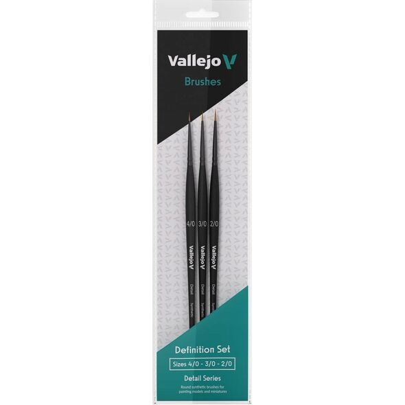 Vallejo Vallejo: B02990 - Detail - Definition Set - Synth (4/0, 3/0, 2/0)
