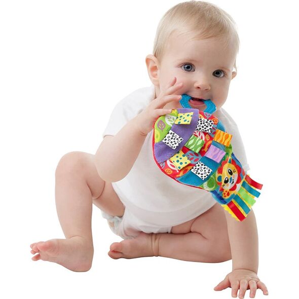 Playgro PLAYGRO Loopy Balloon Sensory Blankie, 0187227167