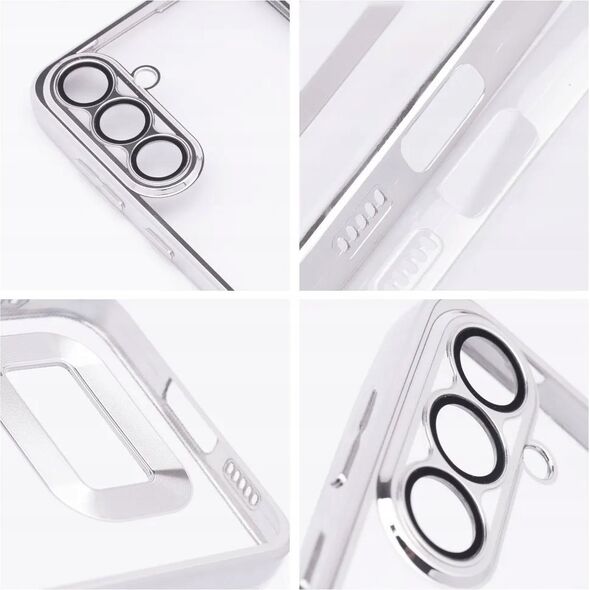 OEM Futerał GLAM do XIAOMI REDMI 13C srebrny