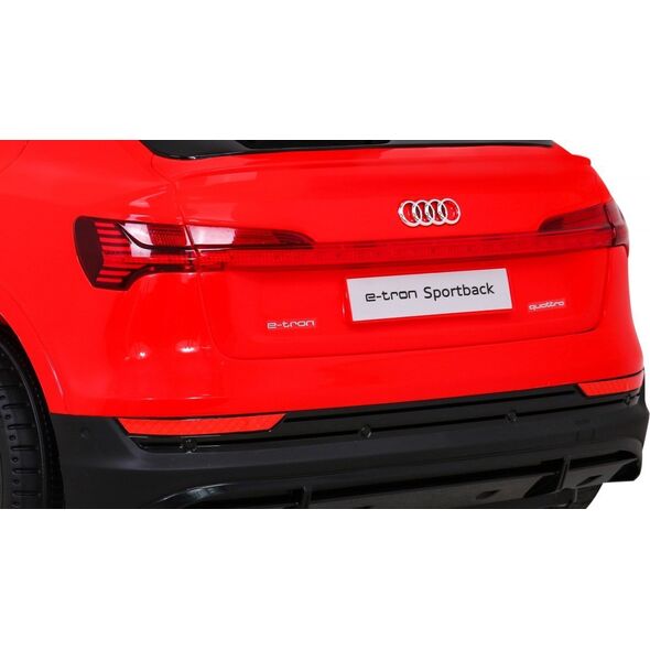 Ramiz Auto na akumulator Audi E-Tron Sportback Czerwony