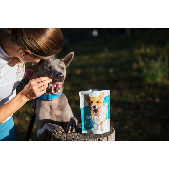 Contipro Geloren Small Dog 180g - Mieszanka uzupełniająca, żelki dla małych psów na stawy 60 szt.