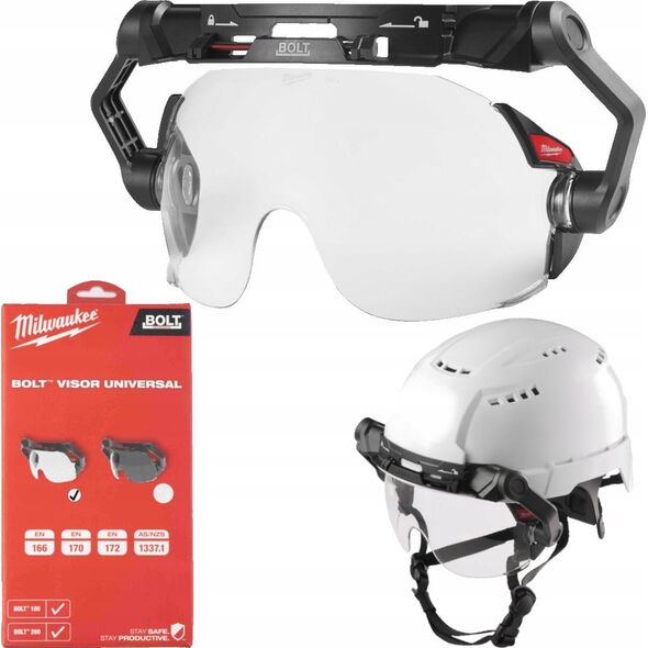 Milwaukee MILWAUKEE HELMET GLASSES CLEAR BOLT