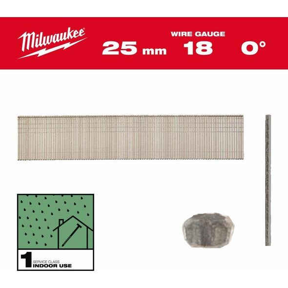 Milwaukee MILWAUKEE SZTYFTY 18G/25mm /5000szt. - M18FN18GS