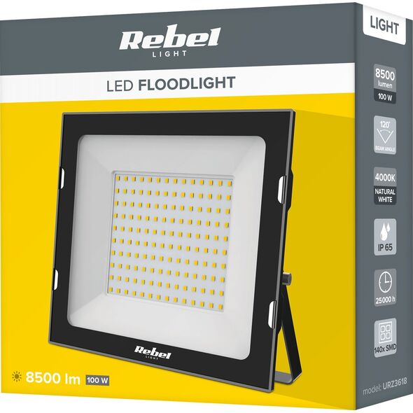 Naświetlacz Rebel Halogen reflektor lampa LED naświetlacz Rebel 100W 4000K 230V
