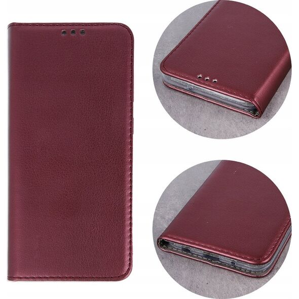 OEM Kabura SMART MAGNETO do IPHONE 16 Pro burgundowy