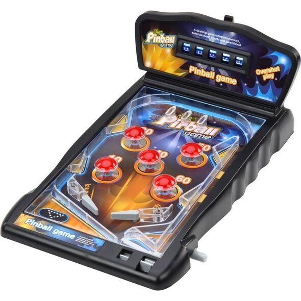 LeanToys Gra Zręcznościowa Pinball Światła Dźwięki Tablica Wyników
