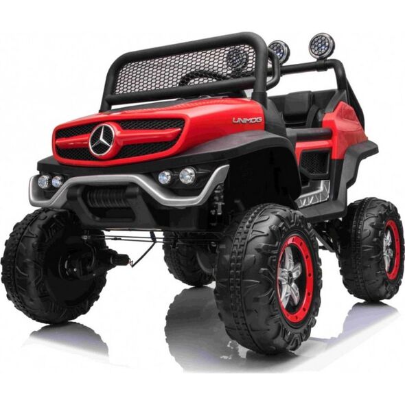 ADEL Pojazd Mercedes BENZ UNIMOG Czerwony