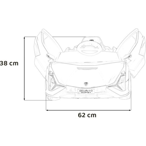 Triton Pojazd Lamborghini SIAN Zielony