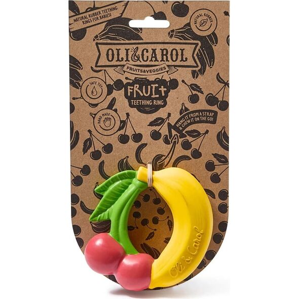 Oli&Carol Oli&Carol Fruit Teething Ring, 0+