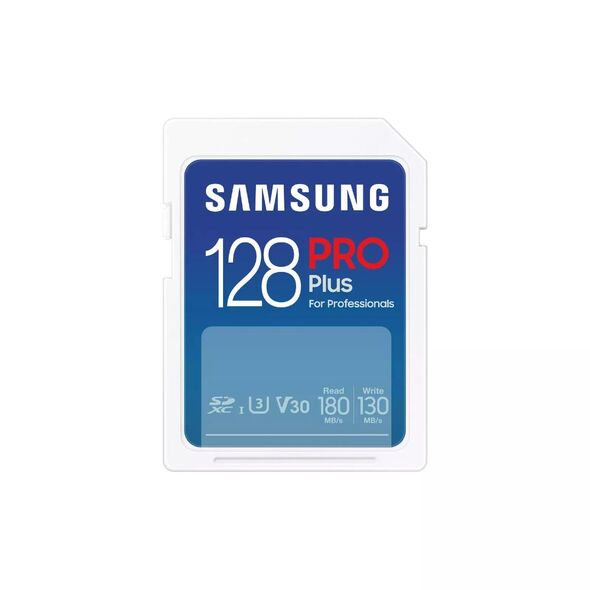 Samsung Pro Plus SDXC 128GB Class 3 U3 V30 UHS-I (MB-SD128S/EU) (SAMMB-SD128S-EU) έως 12 άτοκες Δόσεις