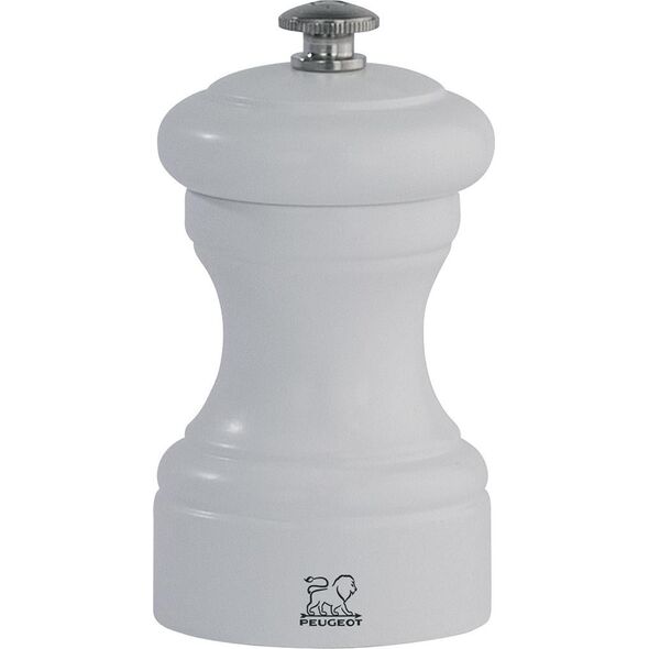 Młynek do przypraw Peugeot Młynek do soli 10 cm Peugeot Bistro biały mat