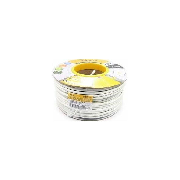 Televes PRZEWÓD KONCENTRYCZNY TELEVES CXT 1.02 CU 79% PVC ref. 2128 - rolka 100m (wewnętrzny)