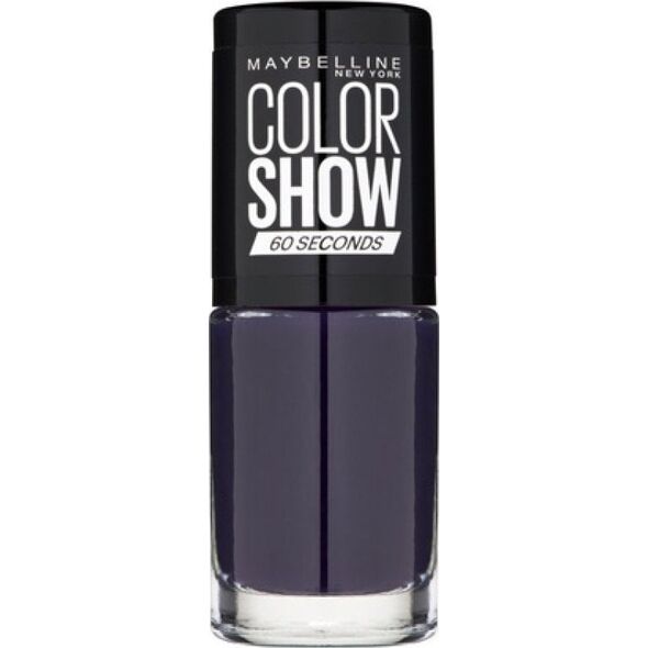 Maybelline  Maybelline, Color Show 60 Seconds, Nail Polish, Nr. 330, Manhattan Midnight, 7 ml For Women