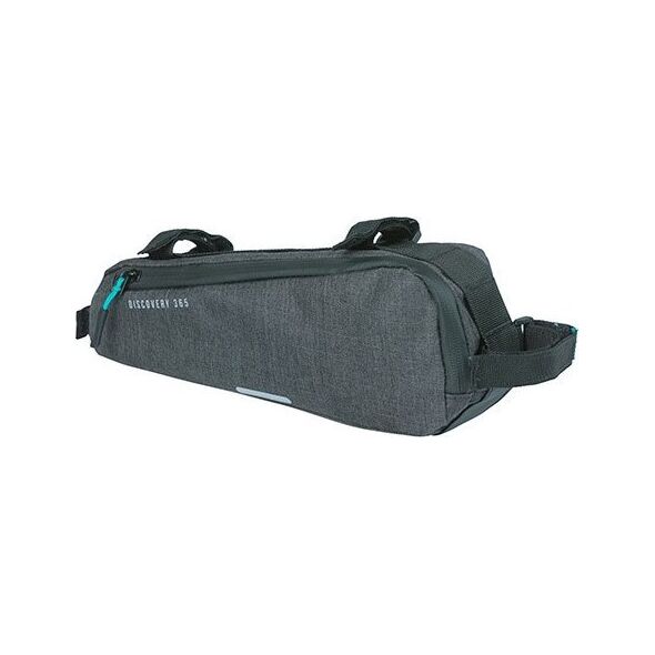 Basil Torebka podsiodłowa BASIL DISCOVERY 365D FRAME BAG M 1.8L, mocowanie na paski, wodoodporna black melee (NEW 2024)