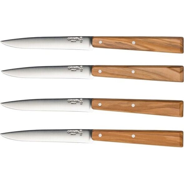 Opinel Opinel Set of 4 table knives Bon Appetit South Olive Wood No 125