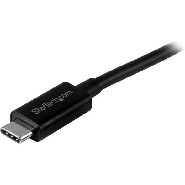 Kabel USB StarTech USB-C - USB-C 1 m Czarny (USB31CC1M)