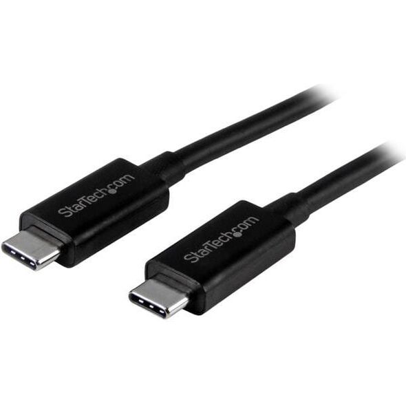 Kabel USB StarTech USB-C - USB-C 1 m Czarny (USB31CC1M)
