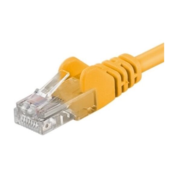 PremiumCord PREMIUMCORD Καλώδιο Patch UTP RJ45-RJ45 CAT5e 15m κίτρινο