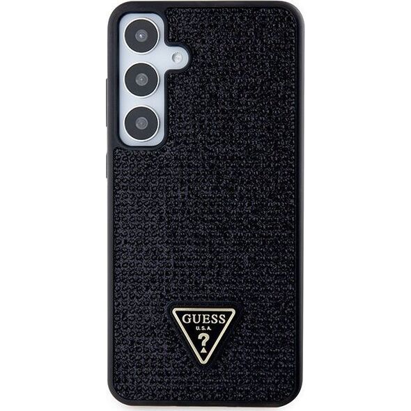 Guess Guess GUHCS24MHDGPPK S24+ S926 czarny/black hardcase Rhinestone Triangle