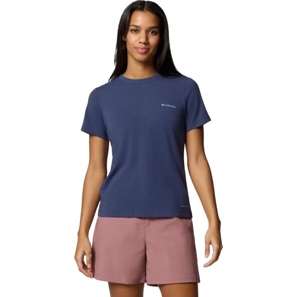 Columbia Sun Trek W SS II Tee 2119711466 Granatowe M