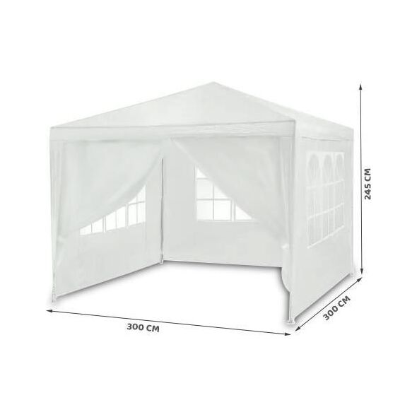 Plonos Pawilon ogrodowy biały 3x3m 4936