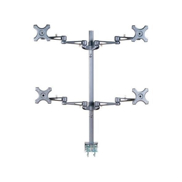 Neomounts Uchwyt biurkowy na 4 monitory 10" - 27" (FPMA-D935D4)