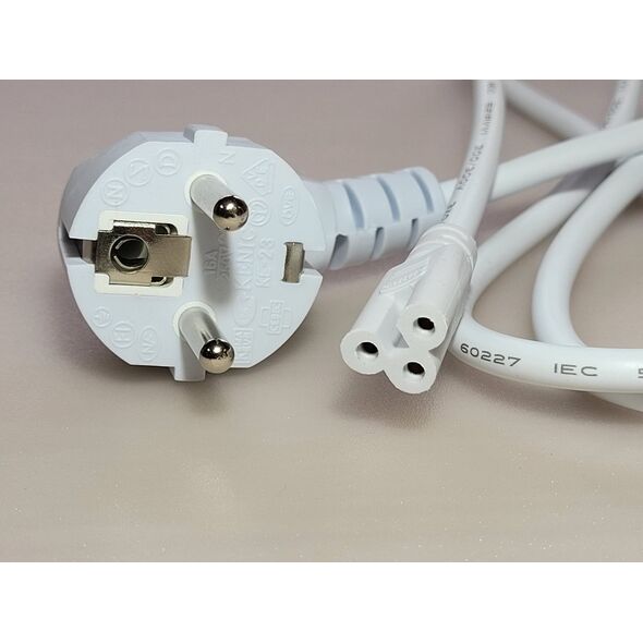 Kabel zasilający z wtyczką do świetlów ek led t5 o 1 szt. długości 150cm