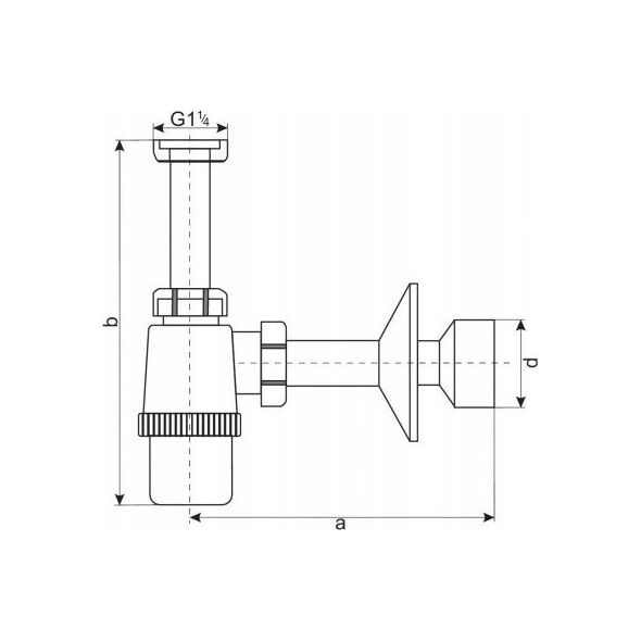 Σιφόνι Hydroland SYF002 ΗΜΙΣΙΦΩΝΙΟ ΝΙΠΤΗΡΑ FI 32 // Ź.HYDRO.SYF002